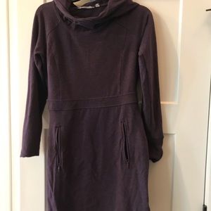 Hooded sweater dress